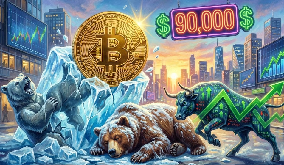Giá Bitcoin quay trở lại mức 90.000 đô la: Liệu thị trường gấu đã kết thúc?