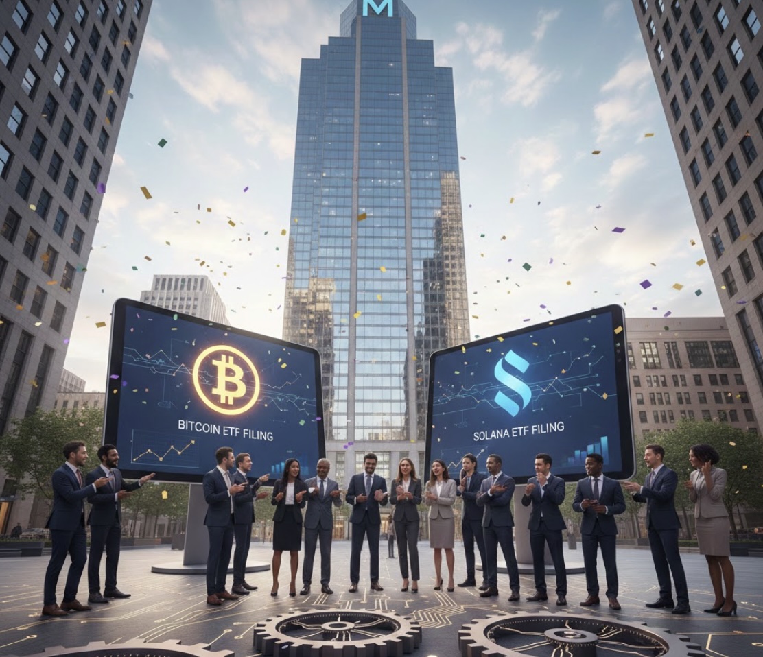 Morgan Stanley nộp hồ sơ ETF Bitcoin và Solana, bước ngoặt lớn của crypto trong giới tổ chức
