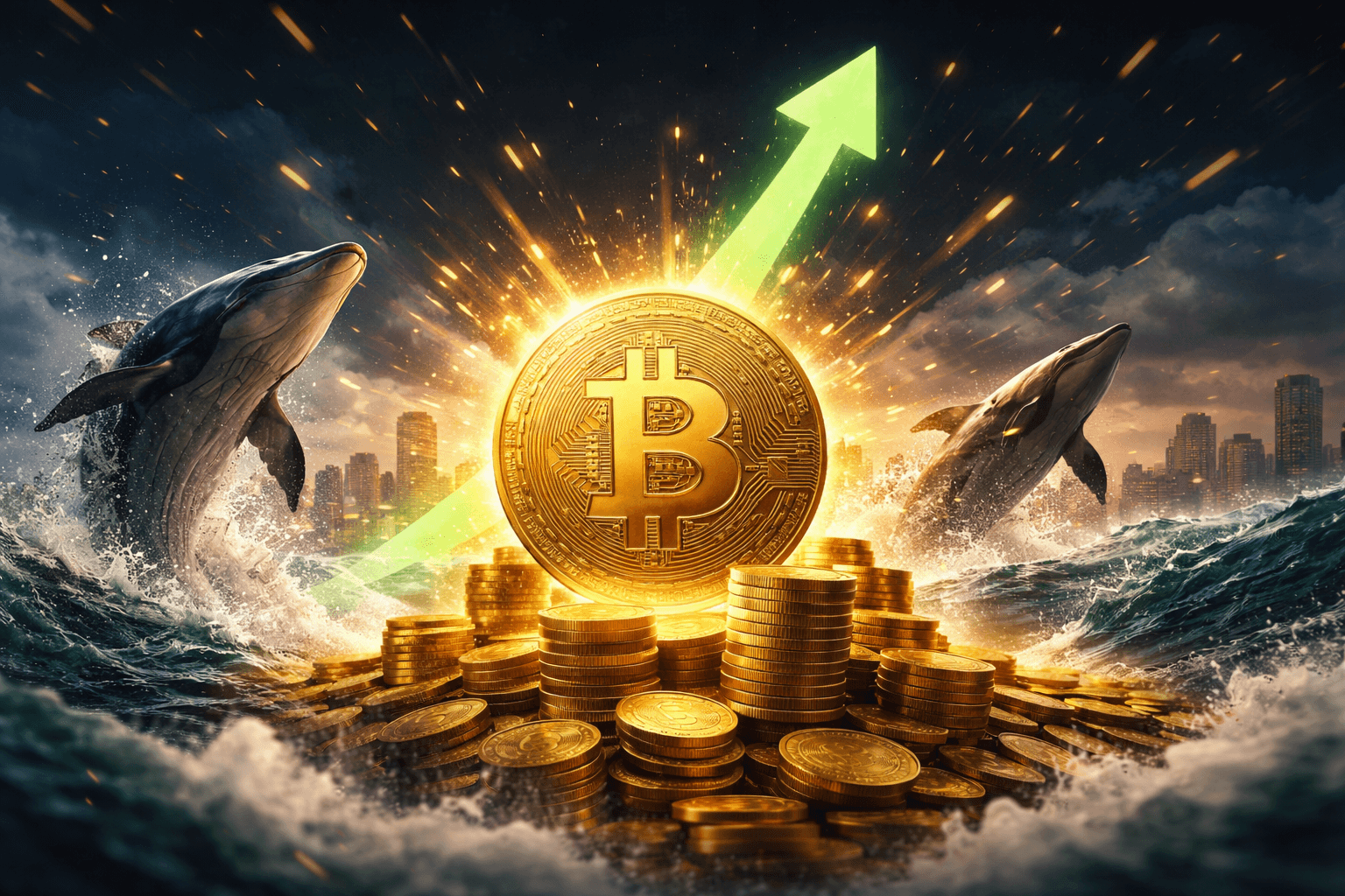 Mô hình quen thuộc tái diễn: Cá voi gom 56.227 BTC, Bitcoin sắp có sóng lớn