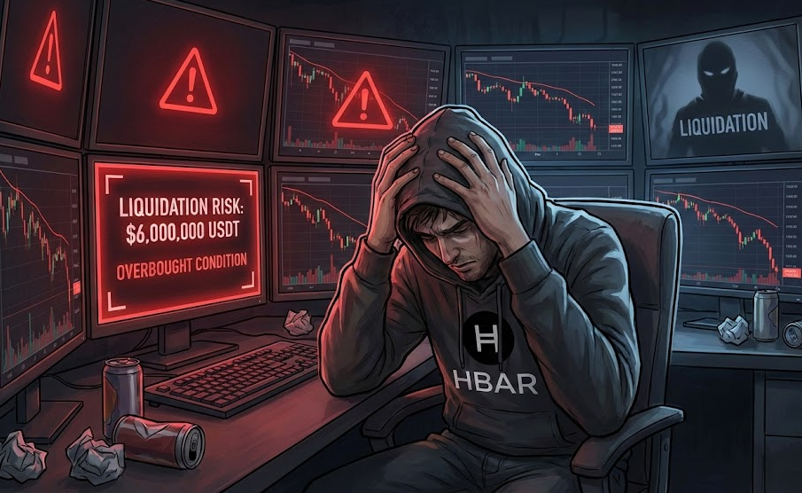 Trader HBAR đối mặt với nguy cơ thanh lý 6 triệu đô la do tình trạng quá mua