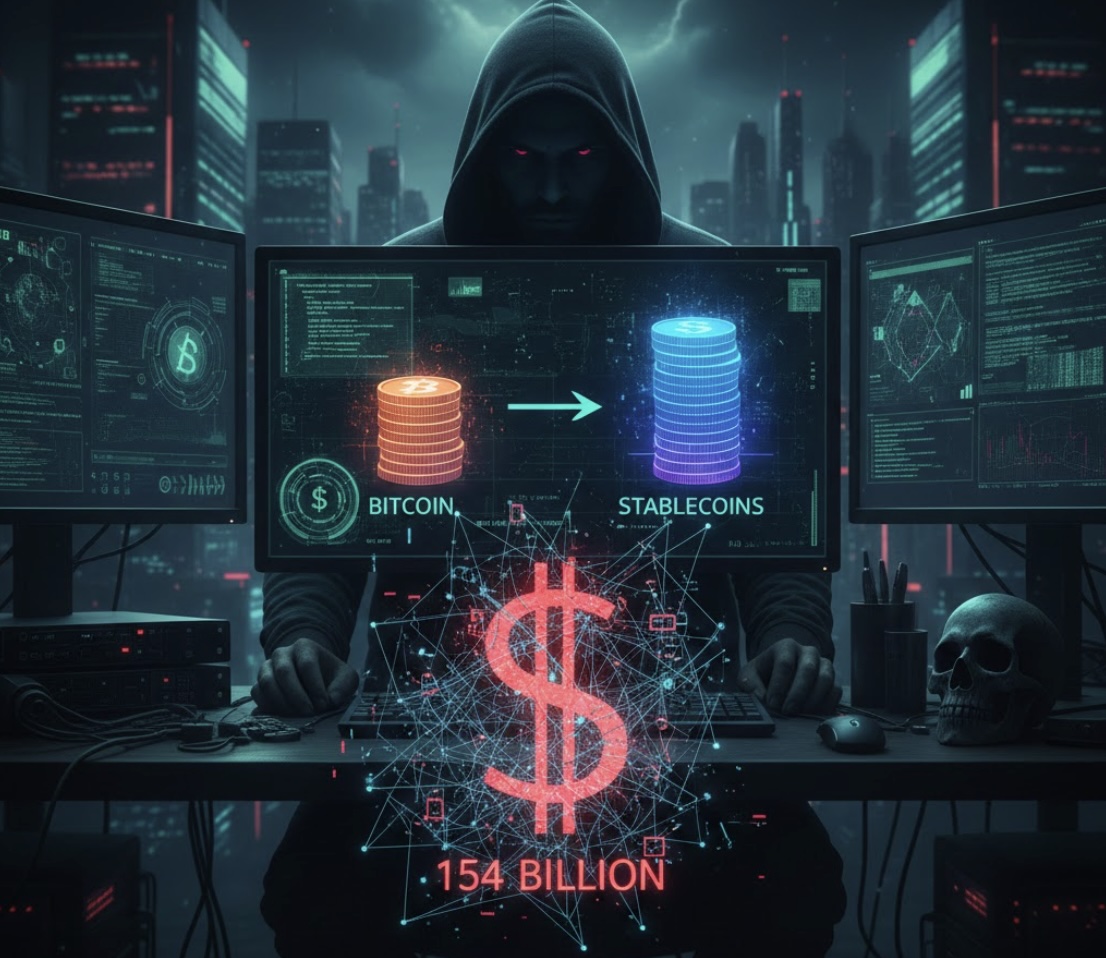 Tội phạm đang rời bỏ Bitcoin và sử dụng stablecoin ngày càng nhiều