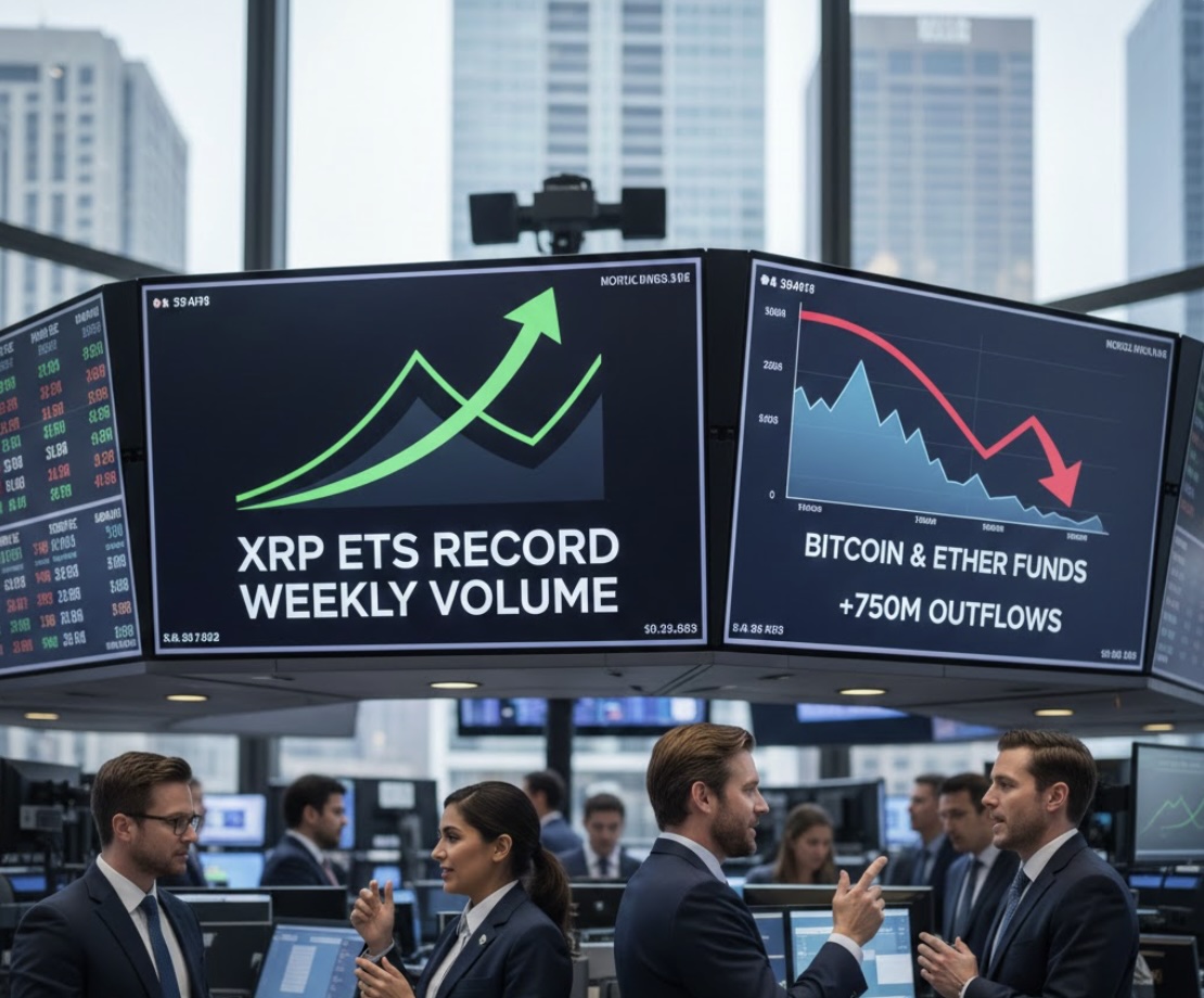 ETF XRP và SOL tiếp tục thu hút dòng vốn, trong khi BTC và ETH bị rút tổng cộng 750 triệu USD