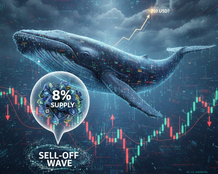 Cá voi AAVE gom 8% nguồn cung giữa làn sóng bán tháo, giá có thể tăng lên mốc 210 USD?