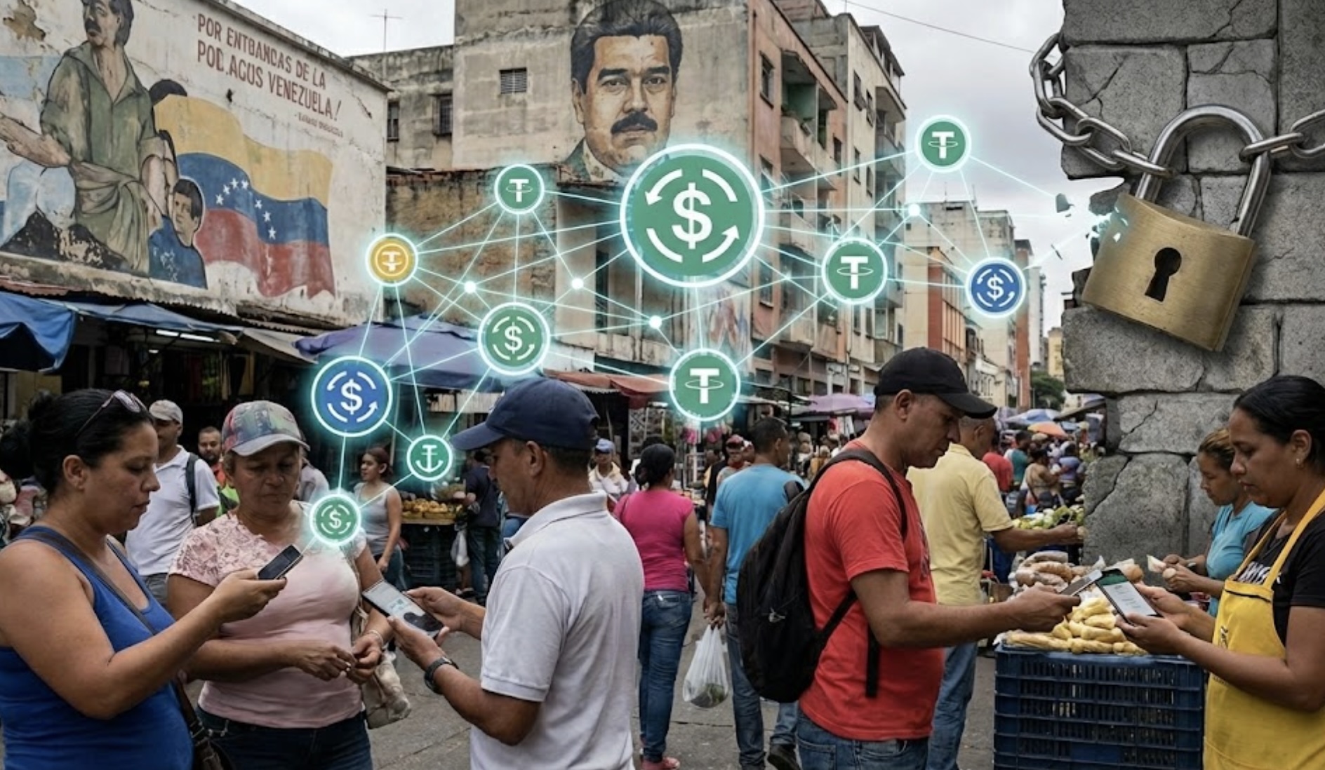 USDT ăn sâu vào nền kinh tế Venezuela giữa trừng phạt và siêu lạm phát