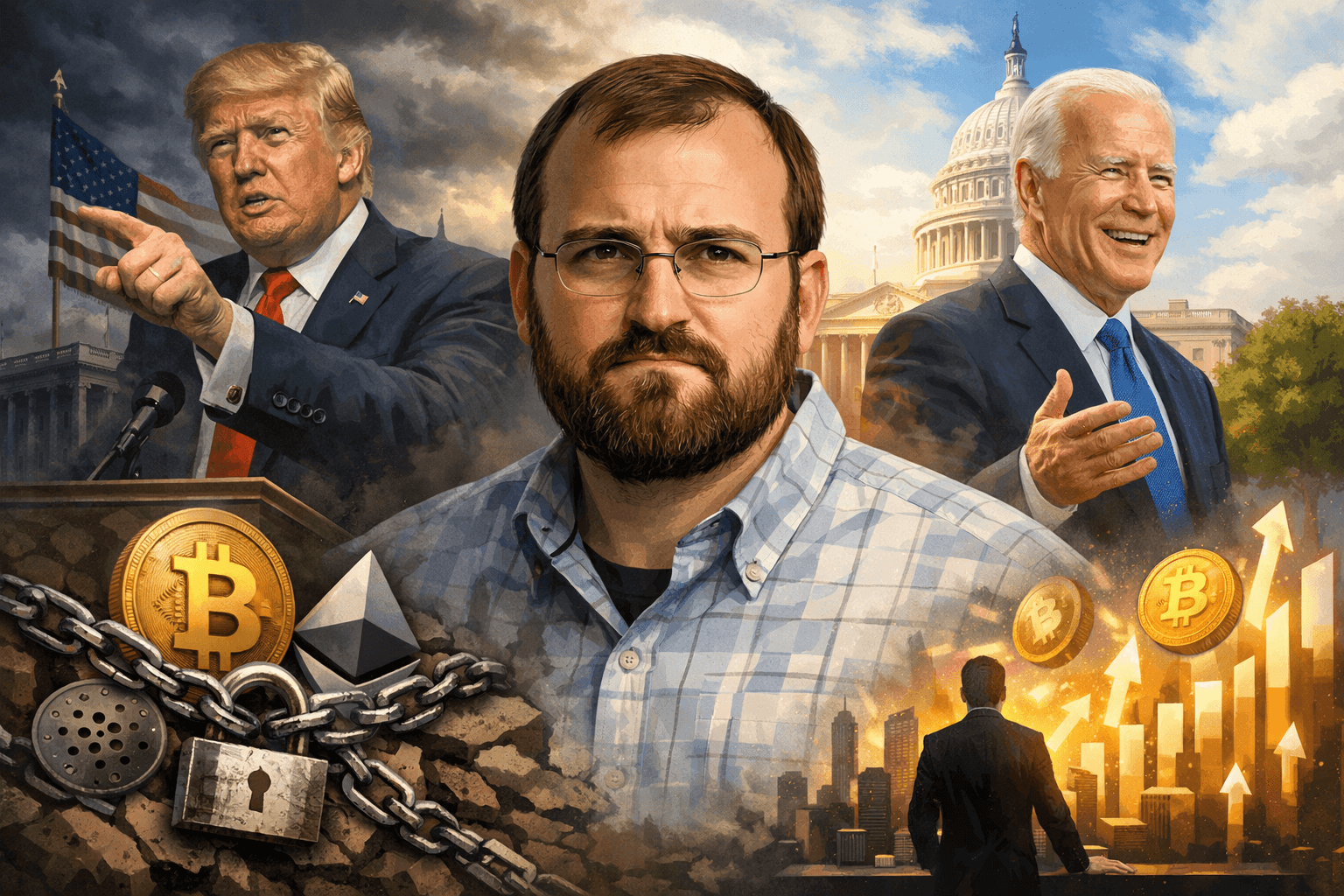 Charles Hoskinson: Chính quyền Trump đặt crypto Mỹ vào thế khó hơn thời Biden