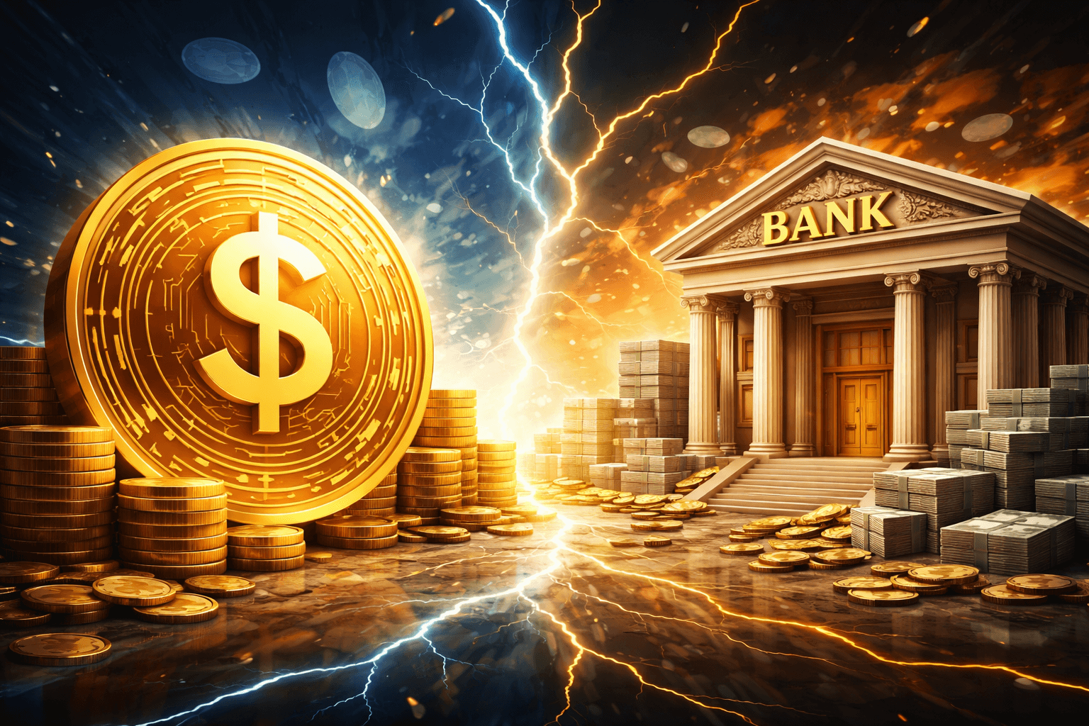 Ngân hàng Mỹ lo ngại: stablecoin đang “hút máu” tiền gửi