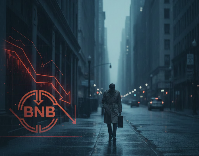 BNB đối mặt nguy cơ giảm sâu hơn trong bối cảnh thị trường suy yếu