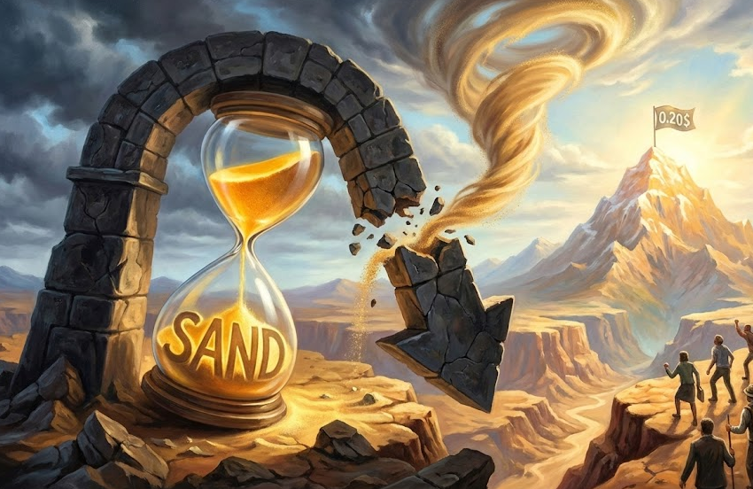 SAND đã phá vỡ xu hướng giảm! Liệu phe mua có thể lấy lại mức giá 0,20 đô la?