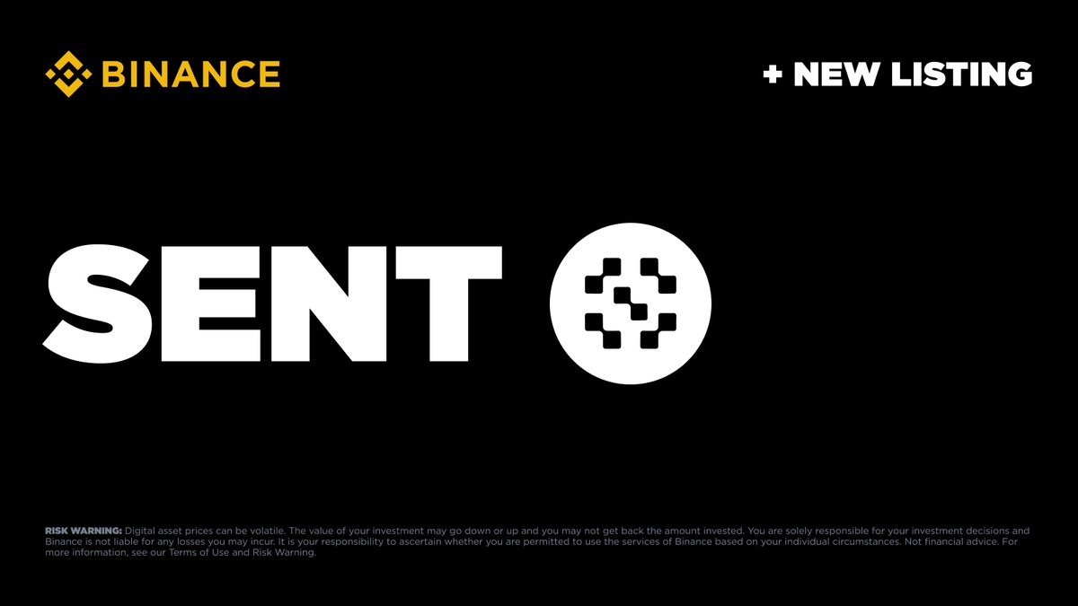 Binance thông báo niêm yết Sentient (SENT) từ 22/1/2026