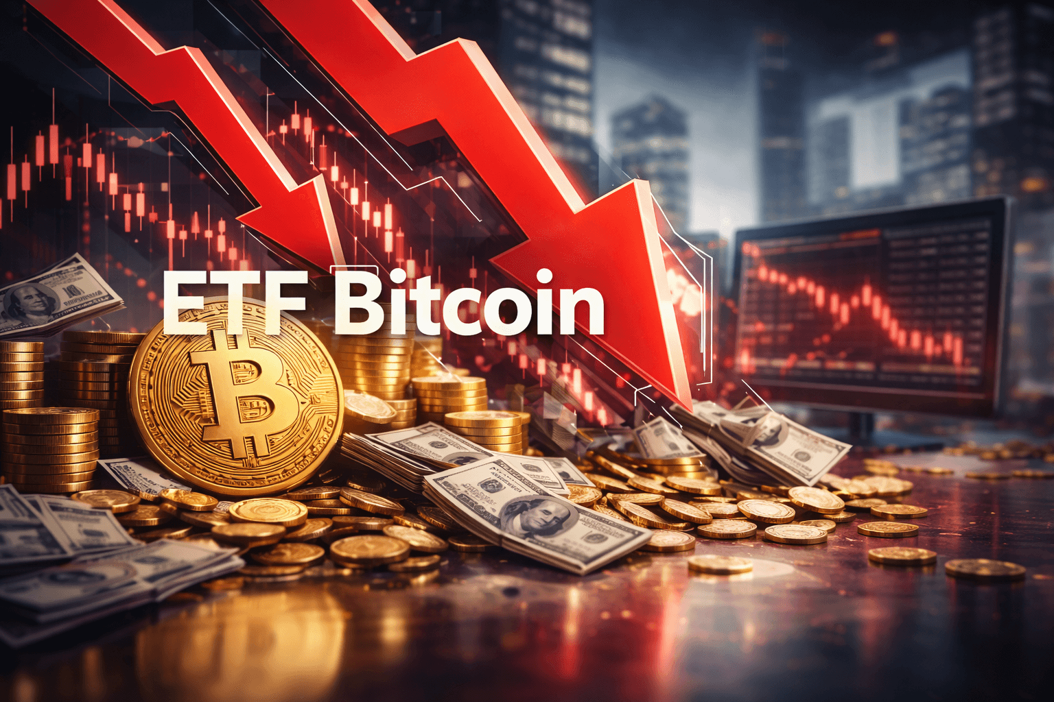 ETF Bitcoin ghi nhận tuần tệ nhất kể từ tháng 2/2025 với 1,33 tỷ USD bị rút vốn