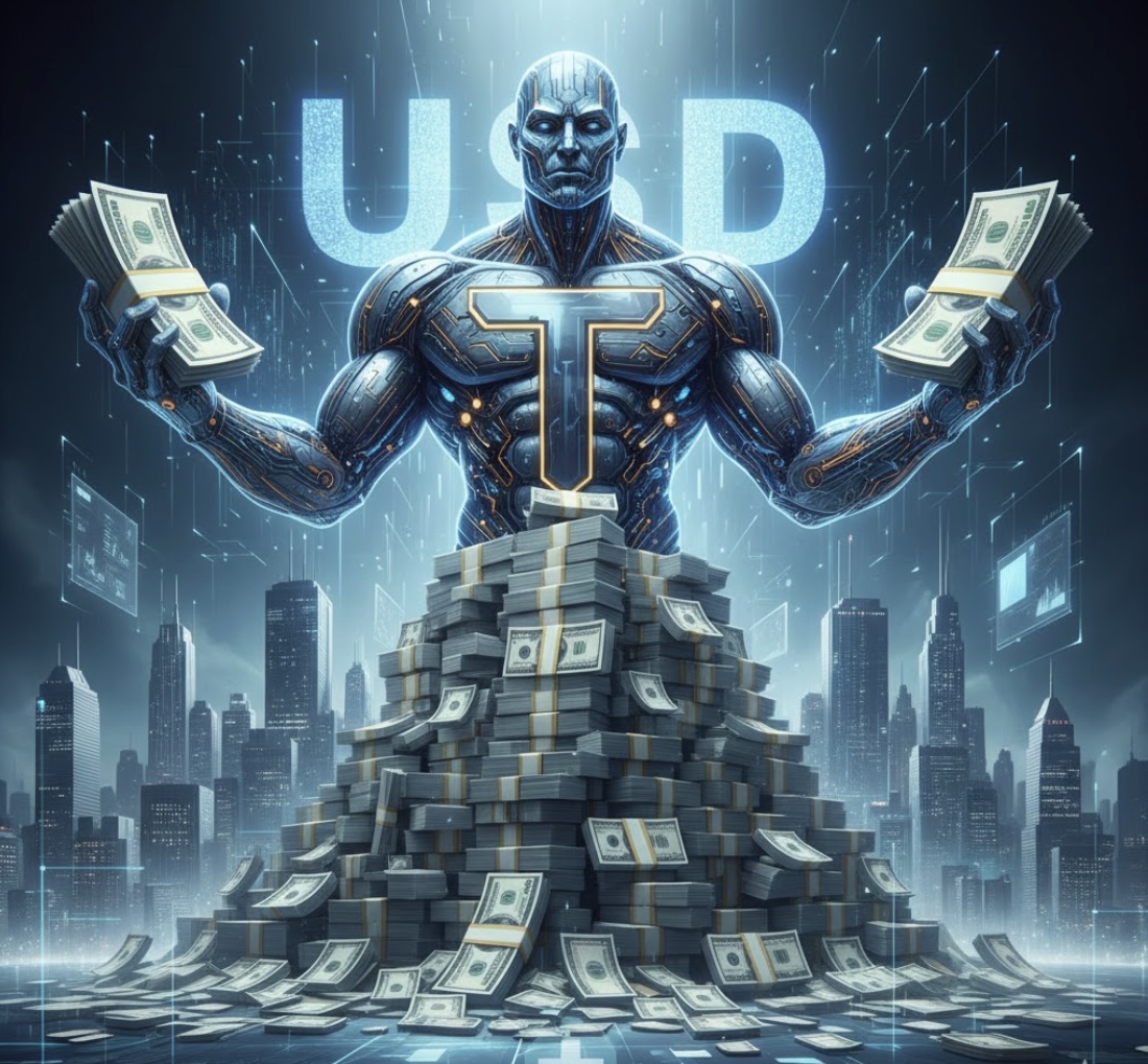 Tether dẫn đầu doanh thu tiền điện tử năm 2025