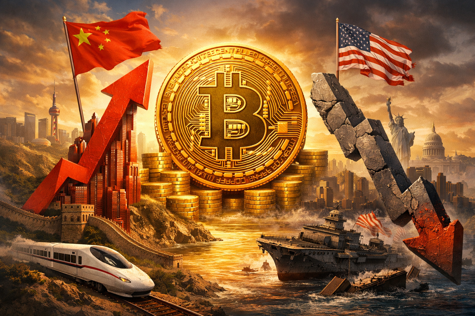 Trung Quốc đang trên đà vượt qua Mỹ để trở thành quốc gia nắm giữ Bitcoin lớn nhất