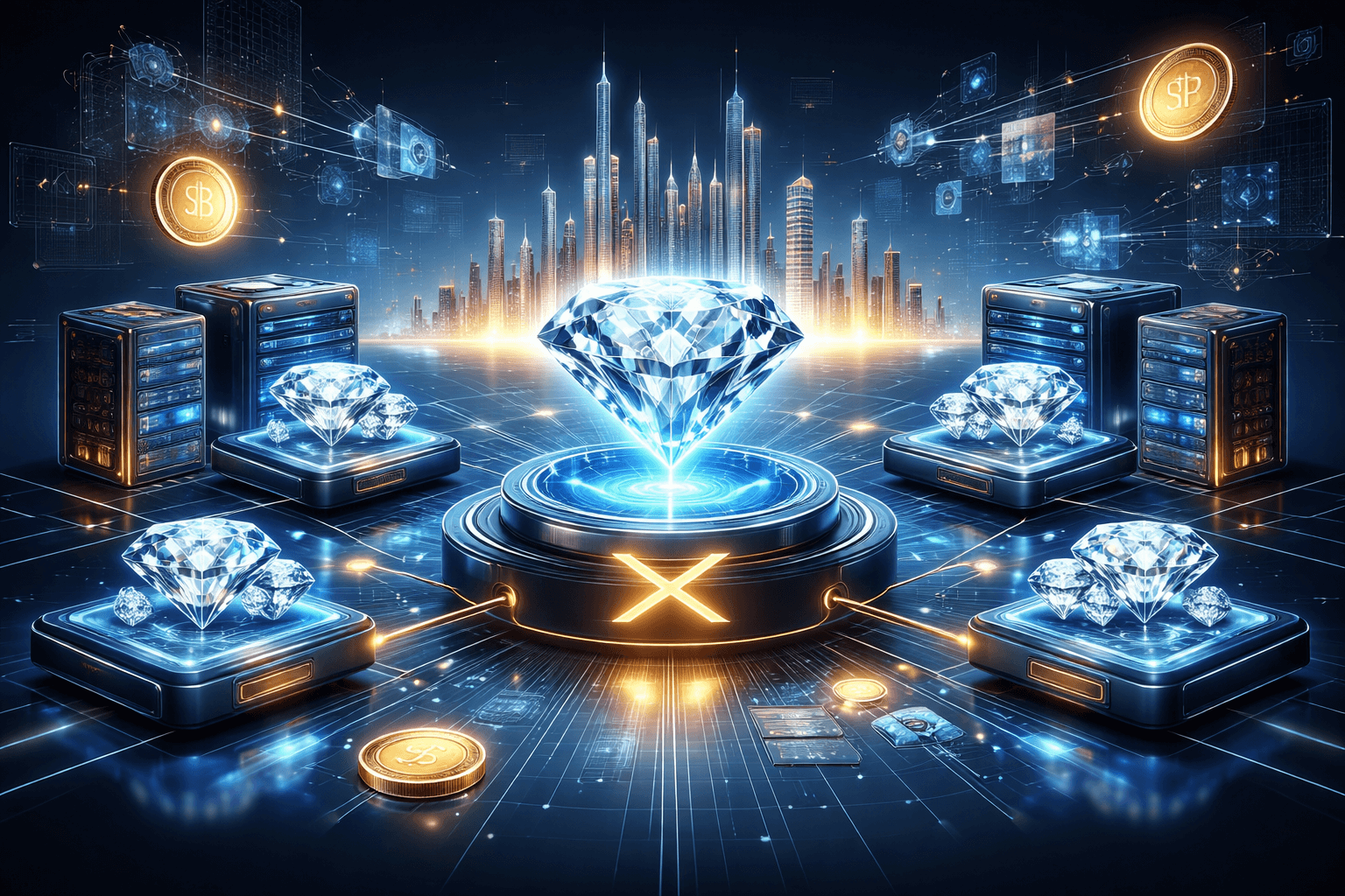 Hơn 280 triệu USD kim cương được token hóa trên XRP Ledger tại UAE