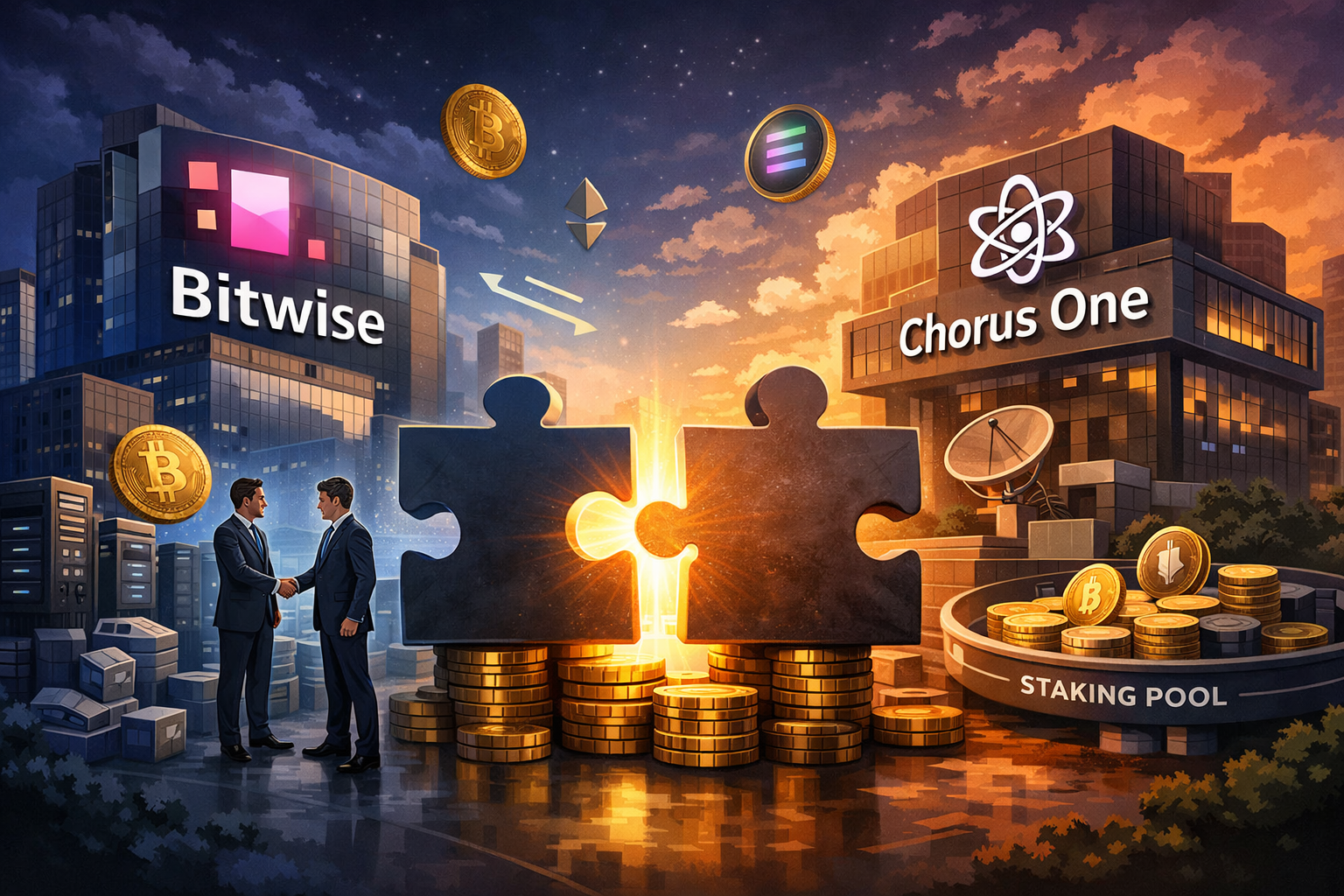 Bitwise sẽ mua lại nhà cung cấp dịch vụ staking tiền điện tử Chorus One