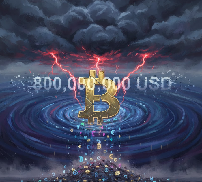 Giá Bitcoin chạm mức thấp nhất trong 15 tháng khi 800 triệu đô la tiền điện tử bị thanh lý