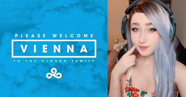 LMHT: Nữ Streamer nóng bỏng  Vienna chính thức đại diện cho Cloud9
