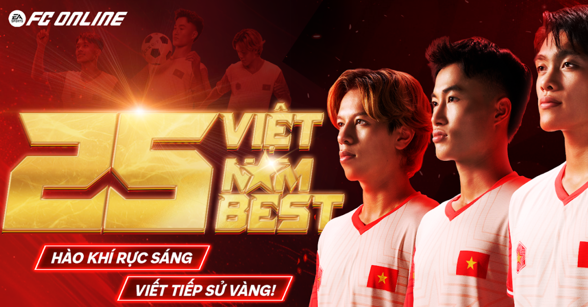 Dàn sao trẻ của U22 Việt Nam xuất hiện trong FC Online với mùa thẻ 25 Vietnam Best