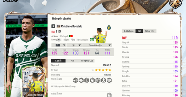 FC ONLINE chơi lớn: Tri ân sinh nhật 7 tuổi, tung ra mùa thẻ quốc dân dành riêng cho C.RONALDO và các huyền thoại áo mặc số 7!