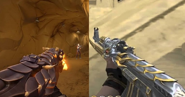 VALORANT: Riot Games lại ăn 'mưa gạch' - Ra skin súng vừa rối mắt, vừa đắt lại còn giống Đột Kích?