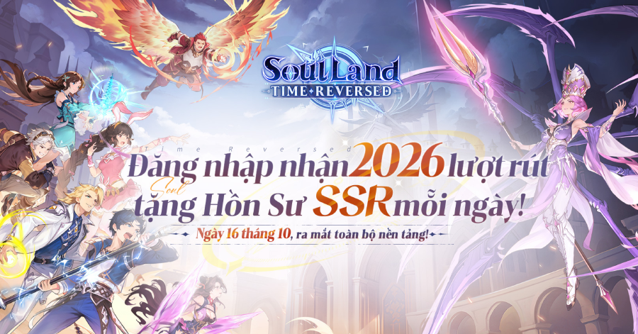 Game thẻ bài biến hình hai trạng thái Soul Land: Time Reversed chính thức ra mắt, game thủ nhận quà "khủng"