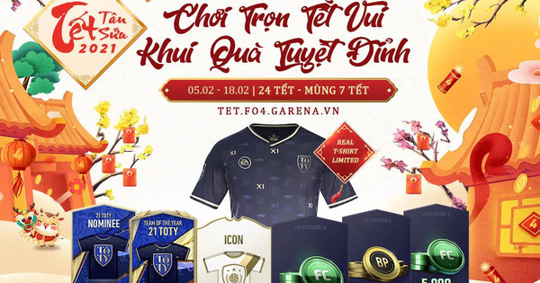 FIFA Online 4 tung sự kiện đón Tết 2021: Cơ hội sở hữu 21TOTY, ICONS cùng vô số FC hoàn toàn miễn phí