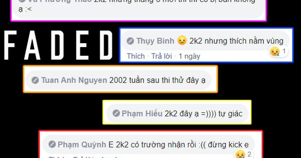 Truyền thống  "bug màu 2k2" để giúp các "cháu" ôn thi chính thức bắt đầu, hàng loạt đồng chí "bay màu: chỉ sau 1 đêm, không kịp chào hỏi