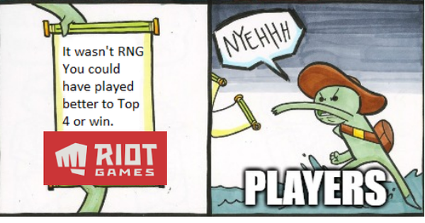 Game thủ Đấu Trường Chân Lý bất ngờ bị Riot khịa - 'Muốn thắng thì chơi giỏi lên, đừng đổ cho may rủi'