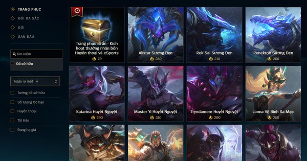 LMHT: Hòm trang phục kì bí chính thức mở bán lại với ưu đãi vô cùng hấp dẫn