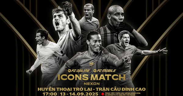 ICONS Match 2025: Các huyền thoại bóng đá trở lại - Tái hiện ký ức huy hoàng